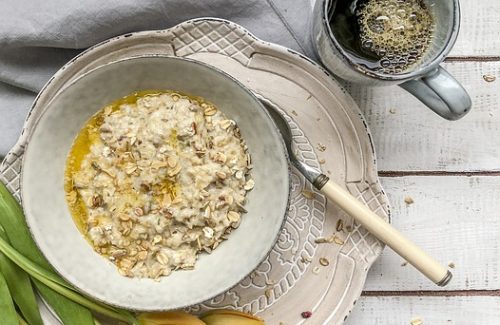 Porridge. Glutenunverträglichkeit. Laktoseintoleranz.